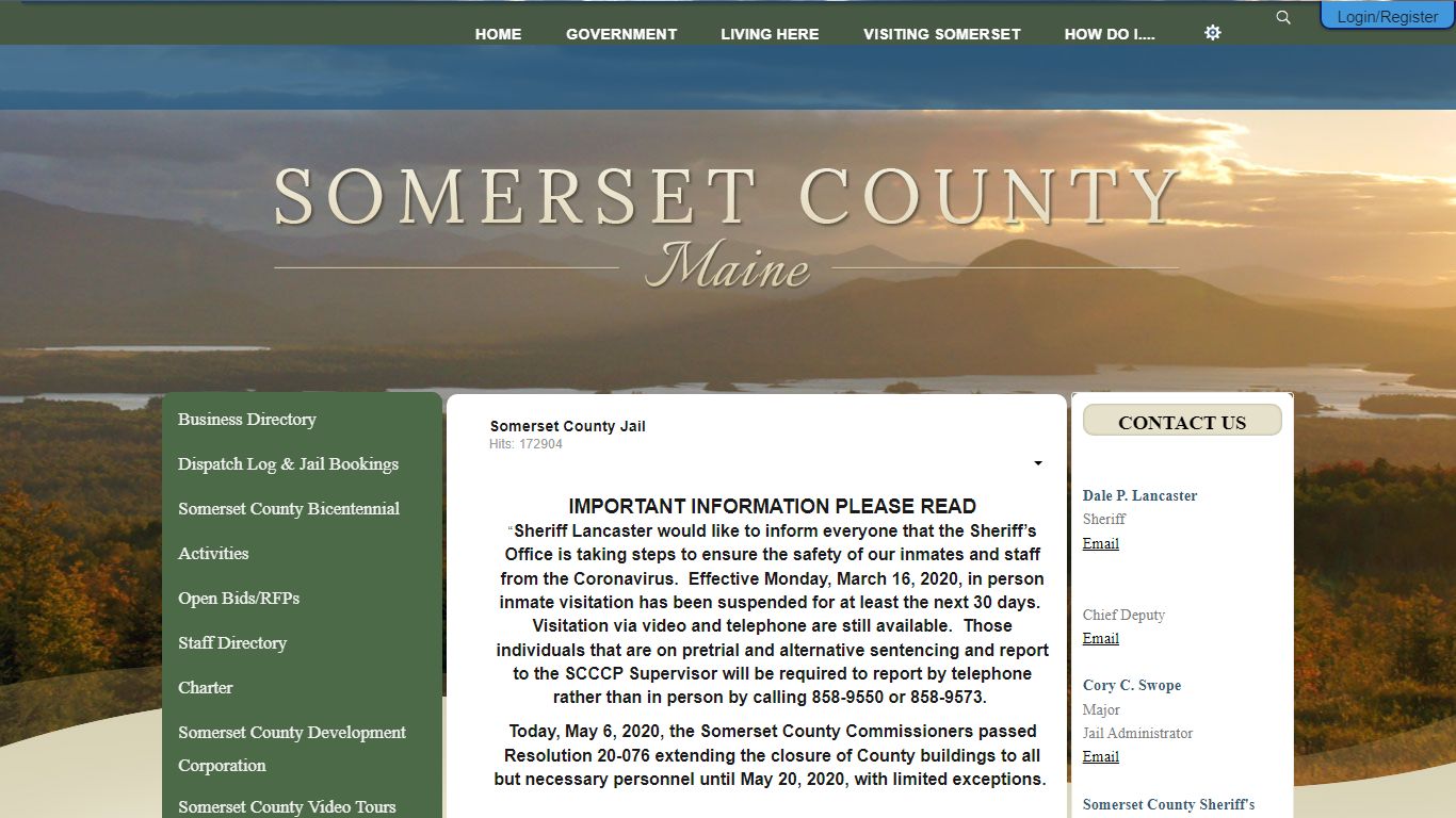 Somerset County Jail | Somerset County Maine Official Website